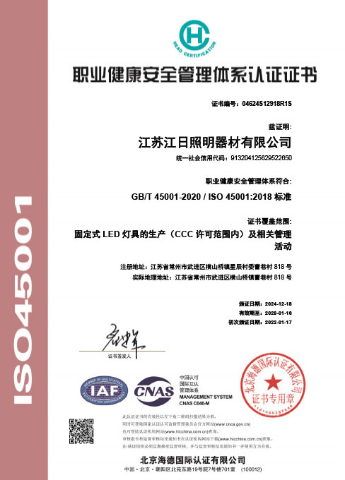 职业健康安全ISO45001（中文）